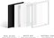 Picture Frame with Real Glass & White American Oak Matted to 6x8 - Oak Glass Picture Frame - Includes Vertical & Horizontal Hang - Ideal for Home, Room, Office (8.5x11 in, White)